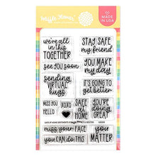 Load image into Gallery viewer, Waffle Flower - Safe At Home Combo - Stamp Set and Die Set Bundle