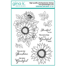Load image into Gallery viewer, Gina K Designs - Sensational Sunflowers - Stamp Set and Die Set Bundle