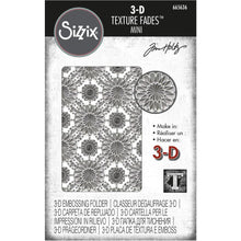 Load image into Gallery viewer, Sizzix - Tim Holtz -3D Texture Fades Embossing Folder - Mini Kaleidoscope