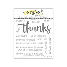 Load image into Gallery viewer, Honey Bee Stamps - Thanks Buzzword - Stamp Set and Die Set Bundle