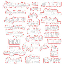 Load image into Gallery viewer, Honey Bee Stamps - Tag You’re It: Celebrations - Stamp Set and Die Set Bundle