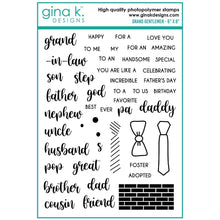Load image into Gallery viewer, Gina K Designs - Grand Gentlemen - Stamp Set and Die Set Bundle
