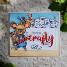Load image into Gallery viewer, Honey Bee Stamps - Crafty Buzzword - Stamp Set and Die Set Bundle
