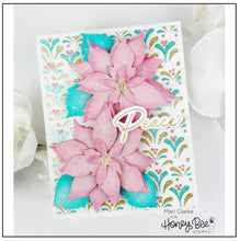 Load image into Gallery viewer, Honey Bee Stamps - Under the Mistletoe - Set of 3 Background Stencils