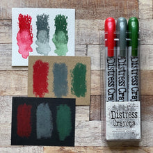 Load image into Gallery viewer, Tim Holtz - Distress Mica Crayon Pearl Holiday Set #1 TSCK78258