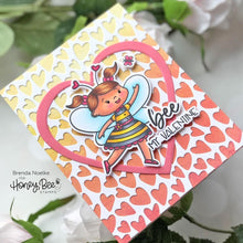 Load image into Gallery viewer, Honey Bee Stamps - Honey Cuts - Whimsical Hearts A2 Cover Plate