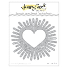 Load image into Gallery viewer, Honey Bee Stamps - Honey Cuts - Radiant Heart Background