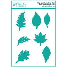 Load image into Gallery viewer, Gina K Designs - Layered Leaves - Stamp Set and Die Set Bundle