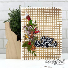 Load image into Gallery viewer, Honey Bee Stamps - Honey Cuts - Burlap A2 Background Plate
