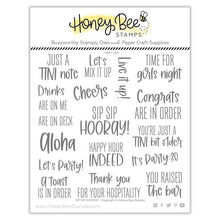 Load image into Gallery viewer, Honey Bee Stamps - Sip Sip Hooray - Stamp Set and Die Set Bundle