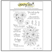 Load image into Gallery viewer, Honey Bee Stamps - Daisy Layers Bouquet - Stamp Set, Die Set and Stencil Set Bundle