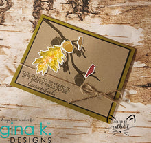 Load image into Gallery viewer, Gina K Designs - Beautiful Leaves - Stamp Set and Die Set Bundle