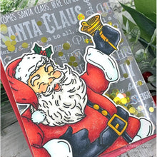 Load image into Gallery viewer, Honey Bee Stamps - Holly Jolly Background - Stamp Set and Die Set Bundle