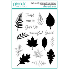 Load image into Gallery viewer, Gina K Designs - Layered Leaves - Stamp Set and Die Set Bundle