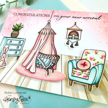 Load image into Gallery viewer, Honey Bee Stamps - Sweet Nursery - Stamp Set and Die Set Bundle