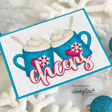 Load image into Gallery viewer, Honey Bee Stamps - Cheers Buzzword - Stamp Set and Die Set Bundle