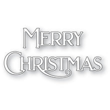 Load image into Gallery viewer, Poppy Stamps - Merry Christmas Poe Script Die - Style 2472