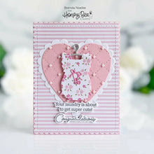 Load image into Gallery viewer, Honey Bee Stamps - Inside: Welcome Baby Sentiments - Stamp Set and Die Set Bundle