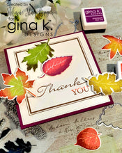 Load image into Gallery viewer, Gina K Designs - Beautiful Leaves - Stamp Set and Die Set Bundle