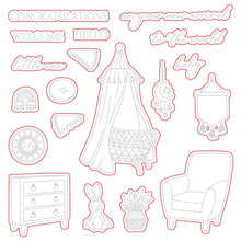 Load image into Gallery viewer, Honey Bee Stamps - Sweet Nursery - Stamp Set and Die Set Bundle