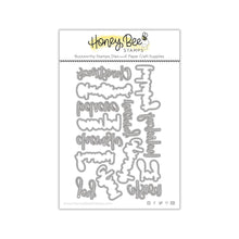 Load image into Gallery viewer, Honey Bee Stamps - Bitty Buzzwords: Holiday - Stamp Set and Die Set Bundle