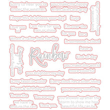 Load image into Gallery viewer, Honey Bee Stamps - Look For The Rainbow - Stamp Set and Die Set Bundle