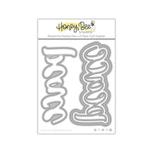 Load image into Gallery viewer, Honey Bee Stamps - Peace Buzzword - Stamp Set and Die Set Bundle