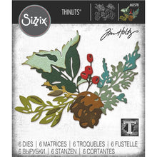 Load image into Gallery viewer, Sizzix - Tim Holtz - Thinlits Dies - Holiday Brushstroke #2