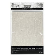 Load image into Gallery viewer, Tim Holtz - Distress Woodgrain Cardstock - Light Gray and Black Bundle