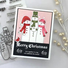 Load image into Gallery viewer, Gina K Designs - Snow Carolers - Stamp Set and Die Set Bundle