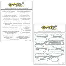 Load image into Gallery viewer, Honey Bee Stamps - Inside: Welcome Baby Sentiments - Stamp Set and Die Set Bundle