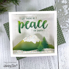 Load image into Gallery viewer, Honey Bee Stamps - Peace Buzzword - Stamp Set and Die Set Bundle