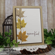Load image into Gallery viewer, Gina K Designs - Layered Leaves - Stamp Set and Die Set Bundle
