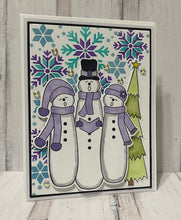 Load image into Gallery viewer, Gina K Designs - Snow Carolers - Stamp Set and Die Set Bundle