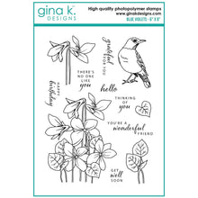 Load image into Gallery viewer, Gina K Designs - Blue Violets - Stamp Set and Die Set Bundle
