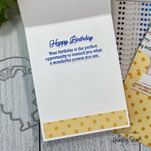 Load image into Gallery viewer, Honey Bee Stamps - Inside: Birthday Sentiments - Stamp Set and Die Set Bundle