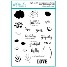 Load image into Gallery viewer, Gina K Designs - Fresh Florals - Stamp Set, Die Set and Poly-Glaze Bundle
