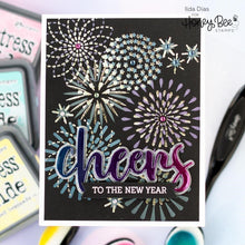 Load image into Gallery viewer, Honey Bee Stamps - Cheers Buzzword - Stamp Set and Die Set Bundle