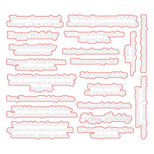 Load image into Gallery viewer, Honey Bee Stamps - Inside: Birthday Sentiments - Stamp Set and Die Set Bundle