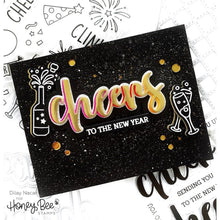 Load image into Gallery viewer, Honey Bee Stamps - Cheers Buzzword - Stamp Set and Die Set Bundle