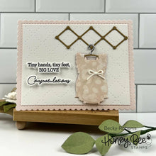 Load image into Gallery viewer, Honey Bee Stamps - Inside: Welcome Baby Sentiments - Stamp Set and Die Set Bundle