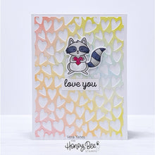 Load image into Gallery viewer, Honey Bee Stamps - Honey Cuts - Whimsical Hearts A2 Cover Plate
