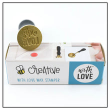 Load image into Gallery viewer, Honey Bee Stamps - Wax Stamper and Melts Bundle - Love