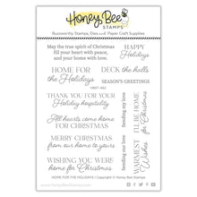 Load image into Gallery viewer, Honey Bee Stamps - Home For The Holidays - Stamp Set and Die Set Bundle