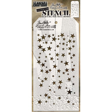 Load image into Gallery viewer, Stampers Anonymous - Tim Holtz - Layering Stencil - Falling Stars