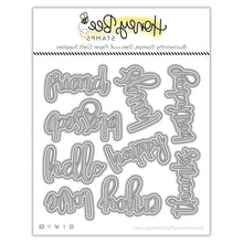 Load image into Gallery viewer, Honey Bee Stamps - Bitty Buzzwords - Stamp Set and Die Set Bundle