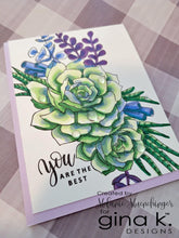 Load image into Gallery viewer, Gina K Designs - Succulent Spray - Stamp Set and Die Set Bundle