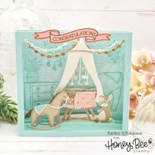 Load image into Gallery viewer, Honey Bee Stamps - Sweet Nursery - Stamp Set and Die Set Bundle