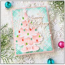 Load image into Gallery viewer, Honey Bee Stamps - Grandma’s Christmas Tree - Embossing Folder, Stencils and Die Set Bundle