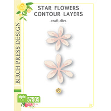 Load image into Gallery viewer, Birch Press Design - Star Flowers Contour Layers - Style 57505